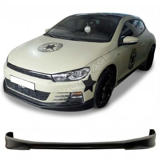 Vw Scirocco Ön Ek Plastik Siyah karlık-ön-ek-bodykit 2014 2015 2016 2017 Makyajlı Kasa