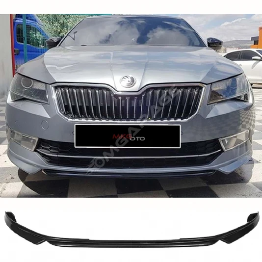 Skoda SuperB Abt Ön Ek Plastik Siyah karlık-ön-ek-bodykit 2018 2019 2020 2021 2022