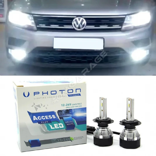 Vw Tiguan Led Xenon Uzun Far Ampulü H7 Access Yeni Seri Beyaz 2016+