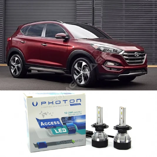 Hyundai Tucson Led Xenon Sis Far Ampulü H8 Access Yeni Seri Beyaz 2015-2018