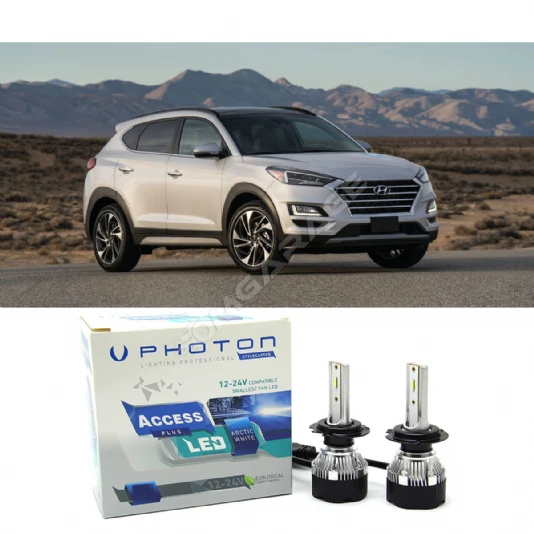 Hyundai Tucson Led Xenon Sis Far Ampulü H8 Access Yeni Seri Beyaz 2018+