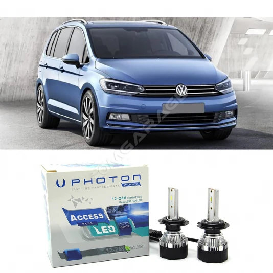 Vw Touran Uzun Far Ampulü H7 Access Yeni Seri Beyaz 2015-2023
