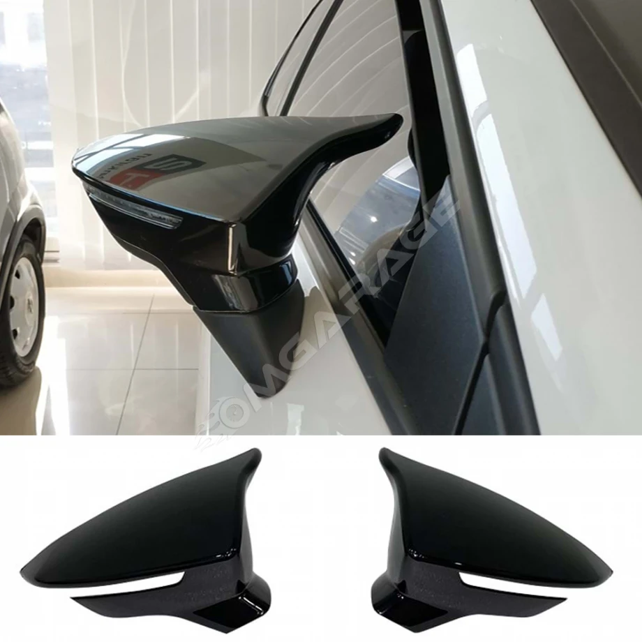Seat Leon Mk3 Batman Yarasa Ayna Kapağı Piona Black ABS 2012-2020