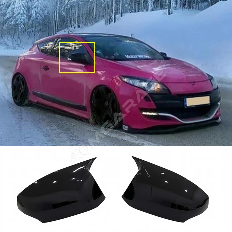 Renault Megane 3 Batman Yarasa Ayna Kapağı Piona Black ABS 2008-2016