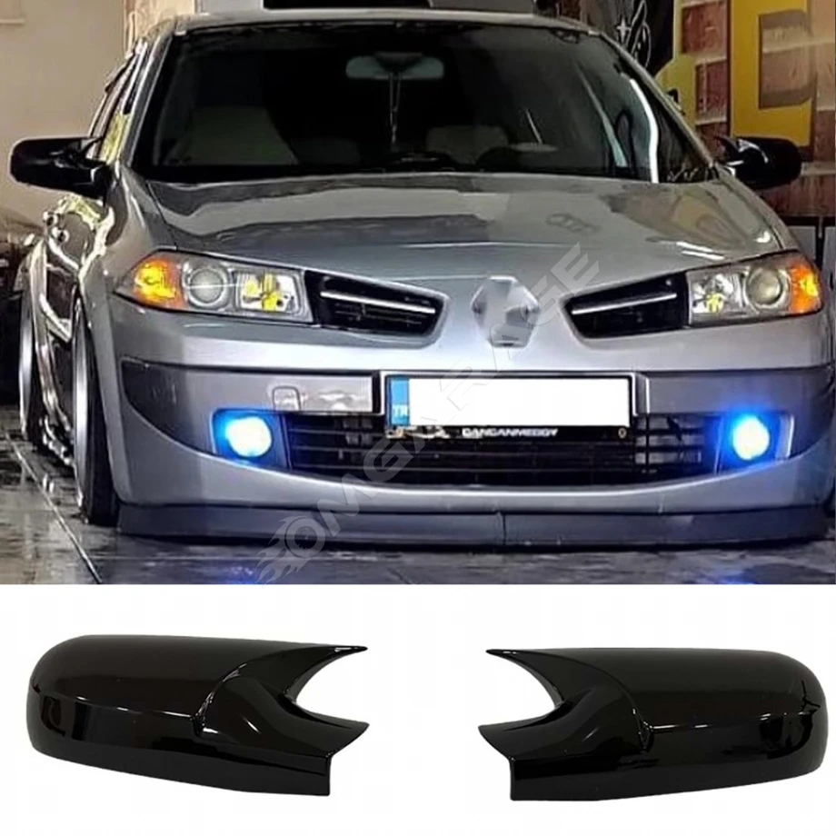 Renault Megane 2 Batman Yarasa Ayna Kapağı Piona Black ABS 2002-2009