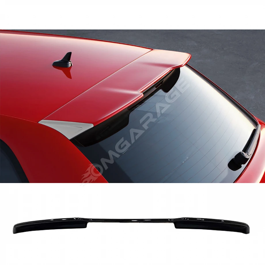 Audi A3 8P 4 Kapı HB Spoiler Parlak Siyah Plastik Spoyler 2006-2012