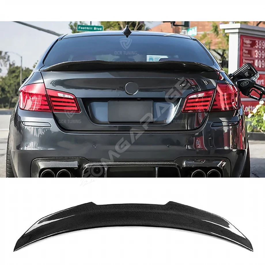 Bmw F10 PSM Bagaj Üstü İthal Spoiler Parlak Siyah Plastik Spoyler 2010-2017