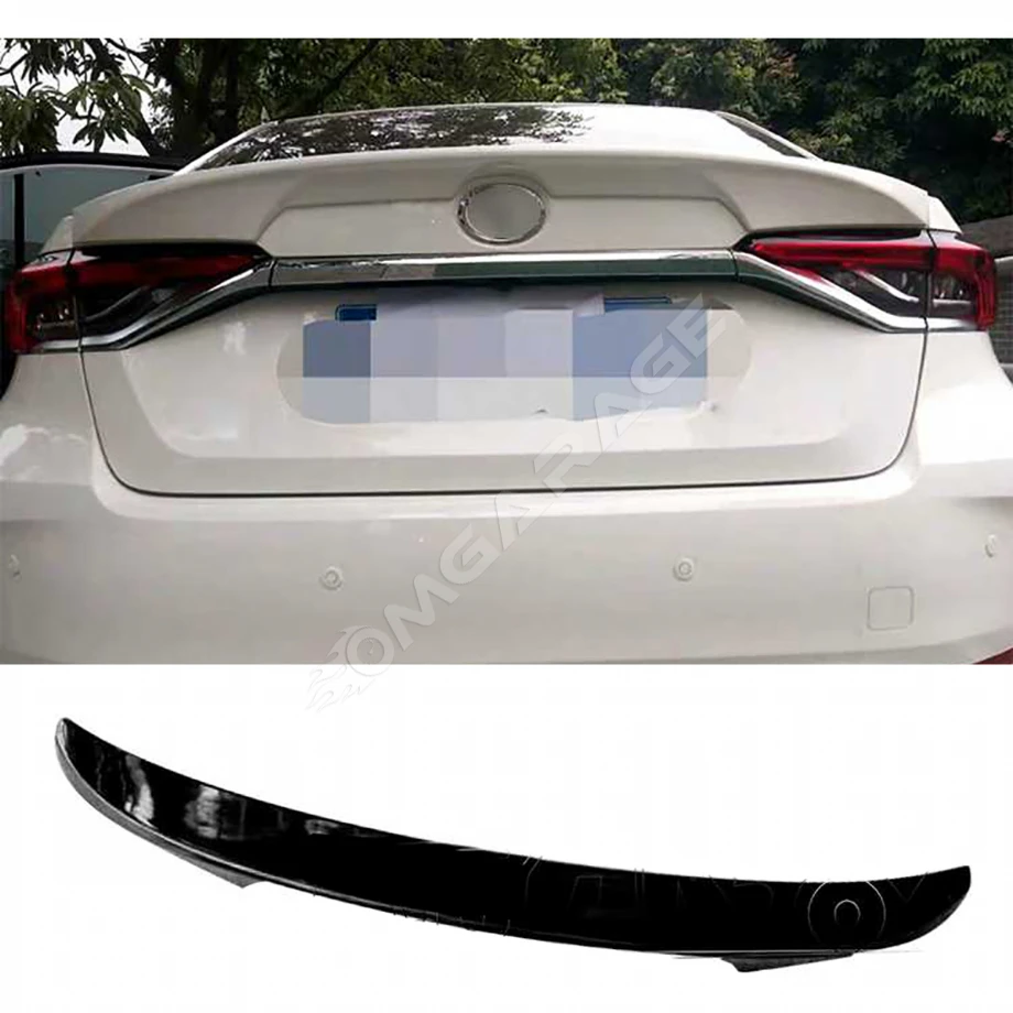 Toyota Corolla TRD  Bagaj Üstü İthal Spoiler Parlak Siyah Plastik Spoyler 2019+