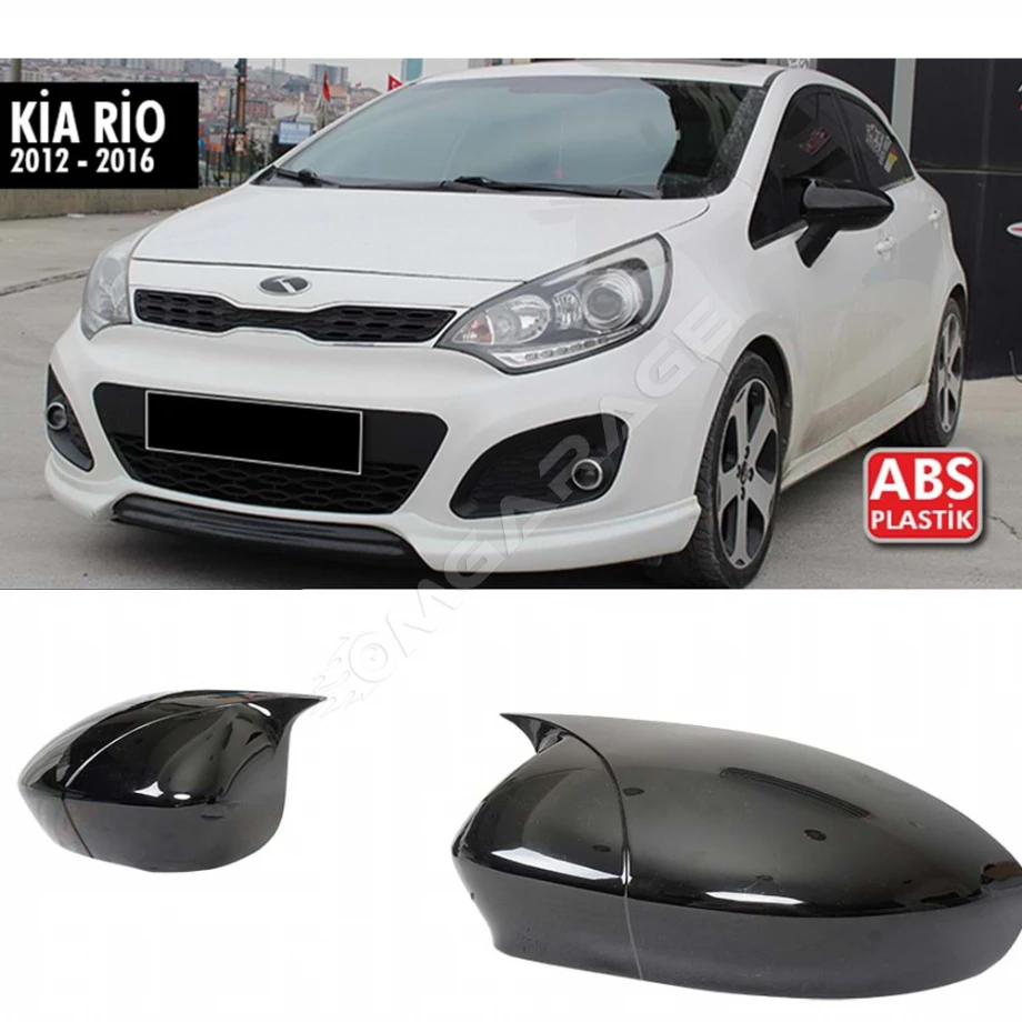 Kia Rio Batman Yarasa Ayna Kapağı Sinyalsiz Piano Black 2012 2013 2014 2015 2016