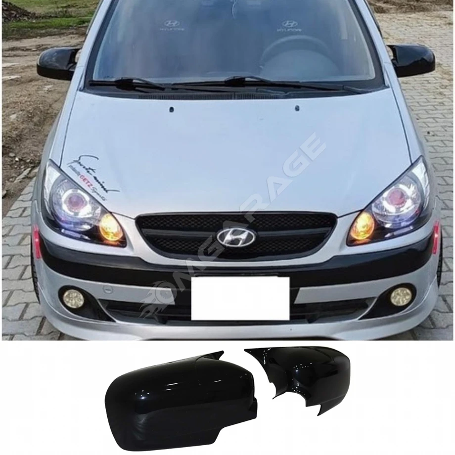 Hyundai Getz Batman Yarasa Ayna Kapağı Prlak Siyah 2002 2003 2004 2005 2006 2007 2008 2009 2010 2011