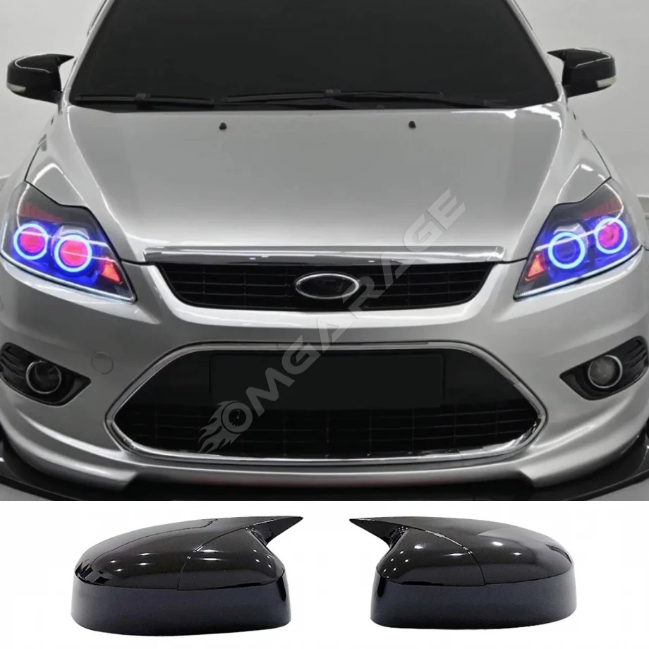 Ford Focus 2,5 Batman Yarasa Ayna Kapağı Parlak Siyah ABS 2008 2009 2010 2011