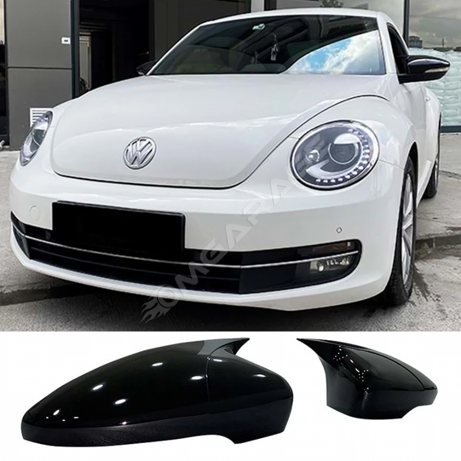 Vw New Beetle Batman Yarasa Ayna Kapağı Parlak Siyah ABS 2011 2012 2013 2014 2015 2016 2017 2019