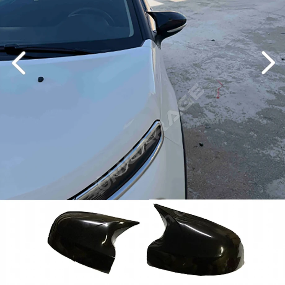 Citroen C3 Batman Yarasa Ayna Kapağı Parlak Siyah ABS 2016 2017 2018 2019 2020 2021