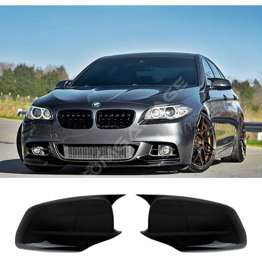 Bmw F10 Batman Yarasa Ayna Kapağı Parlak Siyah ABS 2010 2011 2012 2013