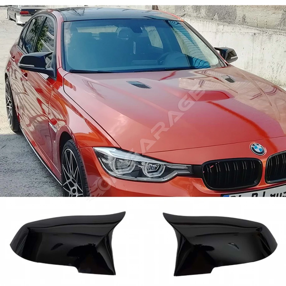 Bmw F30 M3 Tırnaklı Batman Yarasa Ayna Kapağı Piona Black ABS 2012-2018
