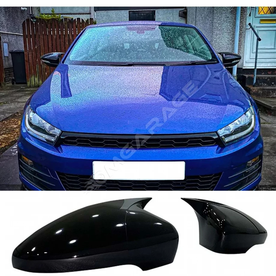 Vw Scirocco Batman Yarasa Ayna Kapağı Piona Black ABS 2008-2017