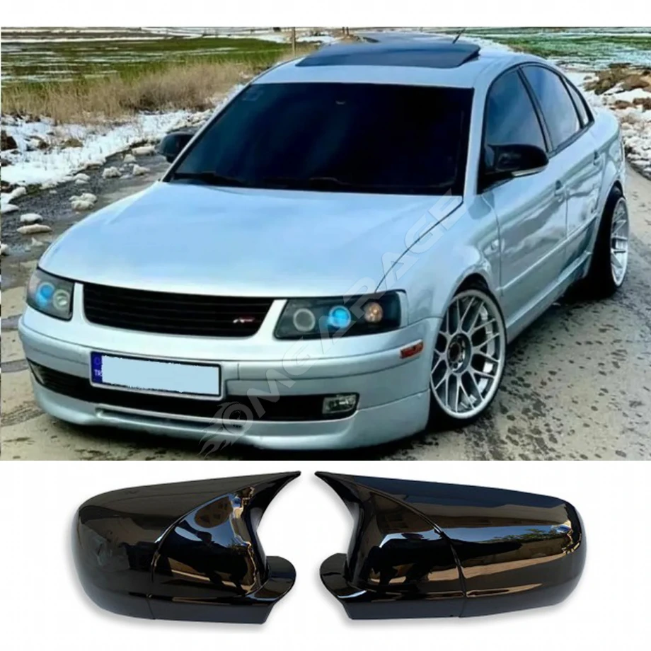 Vw Passat B5 Batman Yarasa Ayna Kapağı Piona Black ABS 1996-2001