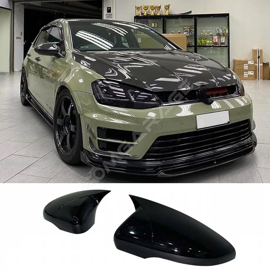 Vw Golf 6 Batman Yarasa Ayna Kapağı Piona Black ABS 2008-2012