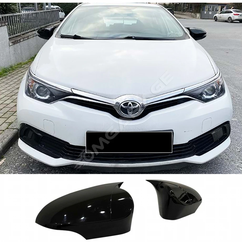 Toyota Corolla E170 Batman Yarasa Ayna Kapağı Piona Black ABS 2013-2018