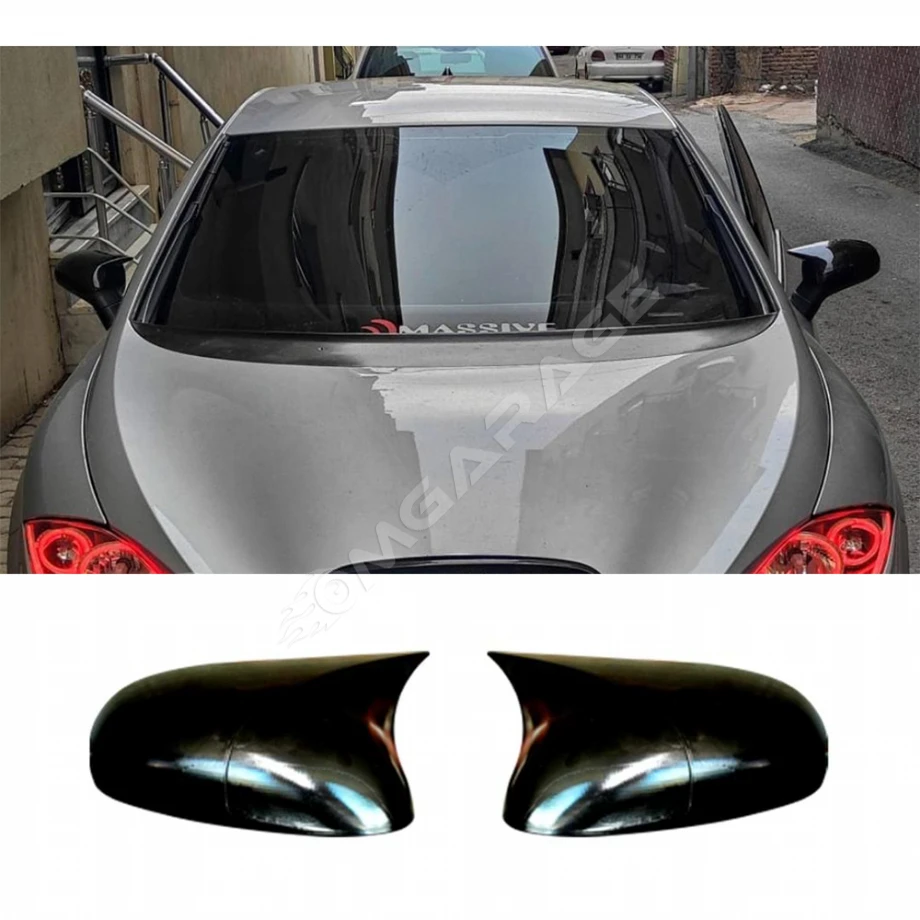 Seat Leon Mk2 Batman Yarasa Ayna Kapağı Piona Black ABS 2005-2008