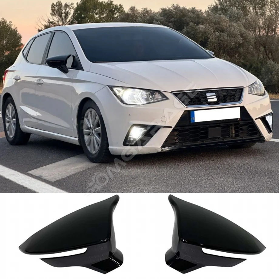 Seat ibiza 5 Batman Yarasa Ayna Kapağı Piona Black ABS 2017 ve üzeri