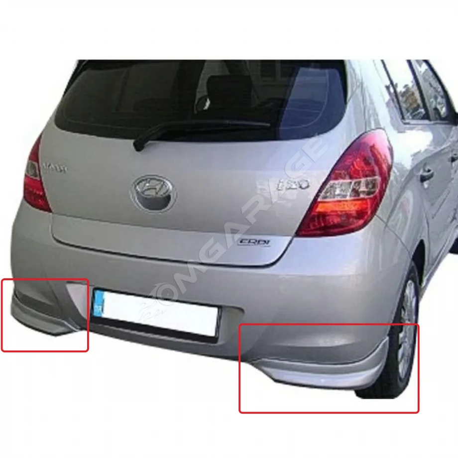 Hyundai İ20 2009-2013 Arka Flap Sağ Sol Parlak Siyah Plastik