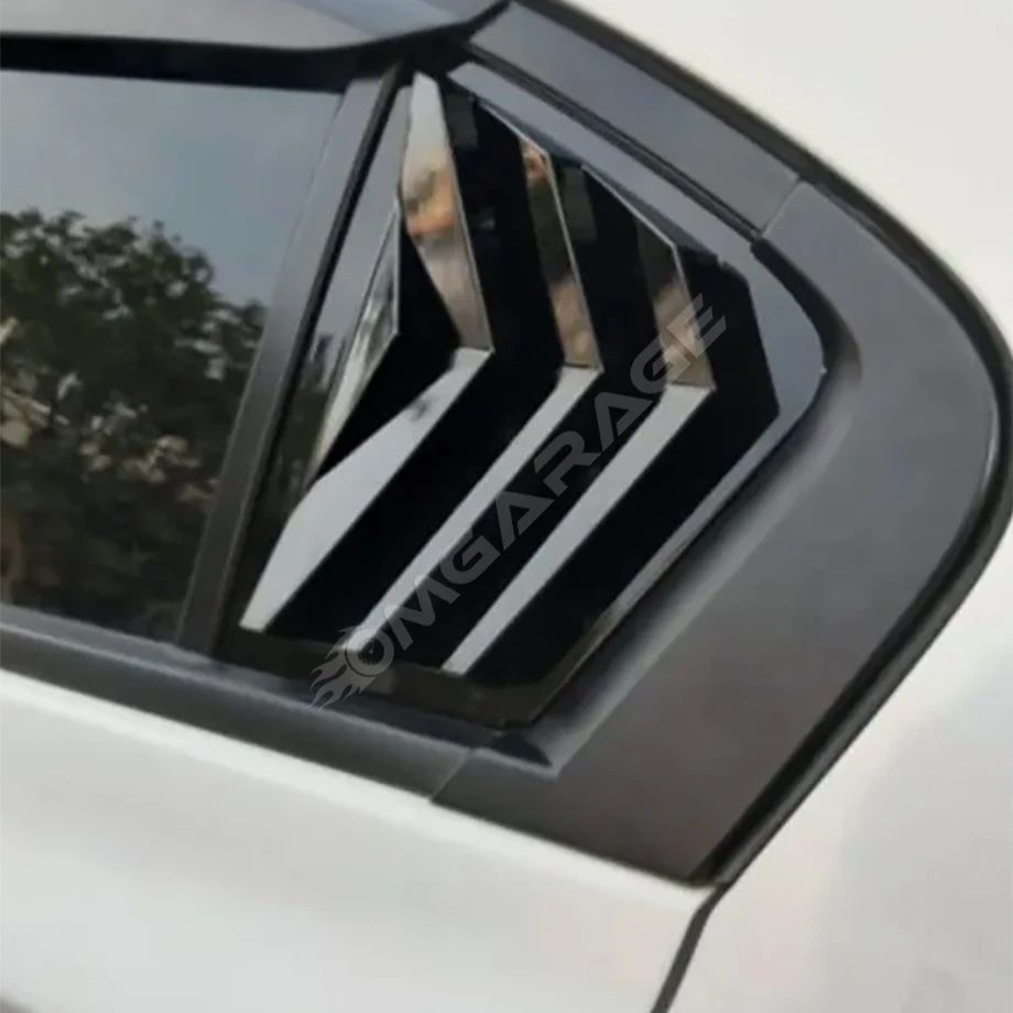 Honda Civic Fb7 Kebelek Cam Vizörü Parlak Siyah Plastik