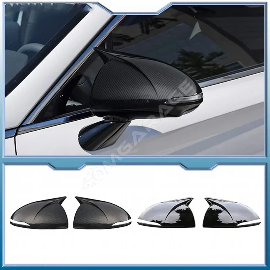 Mercedes A W177 Batman Yarasa Ayna Kapağı Parlak Siyah ABS 2018 2019 2020 2021