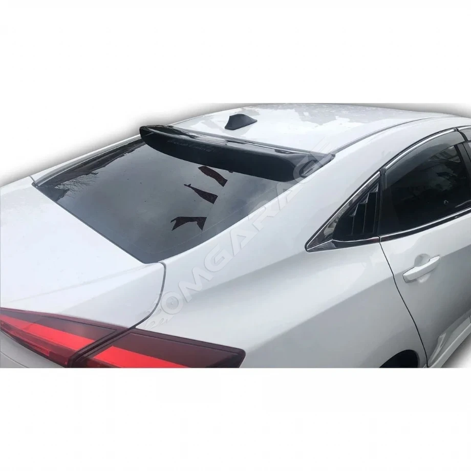 Honda Civic Fc5 Cam Üstü Spoiler Parlak Siyah Plastik Spoyler