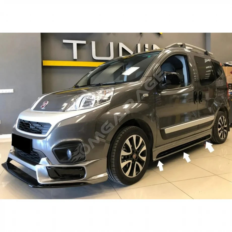 Fiat Fiorino Yan Marşpiyel Seti Mat Siyah Plastik 2 Adet