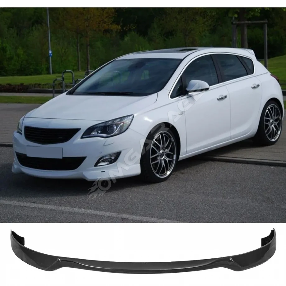 Opel Astra J Makyajsız Steintmetz Ön Ek Mat Siyah Plastik Karlık