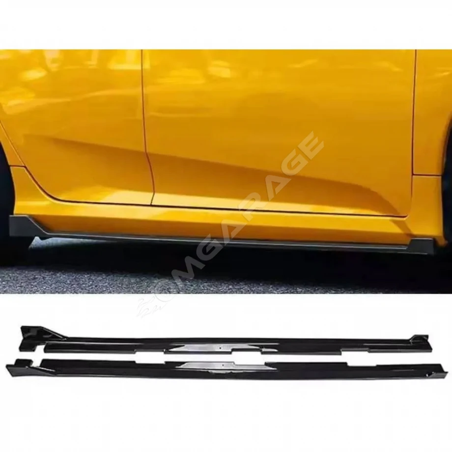 Honda Civic Fc5 Gc400 Yan Marşpiyel Seti Mat Siyah Plastik 2 Adet