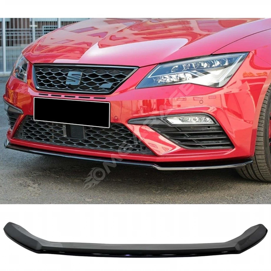 Seat Leon MK3 FL Cupra FR Max Ön Lip Piano Black Plastik 2017-2020