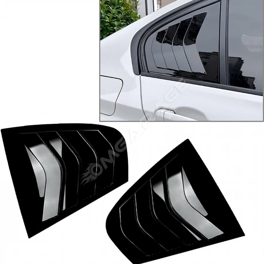 Bmw F30 Kebelek Cam Vizörü Parlak Siyah Plastik İthal