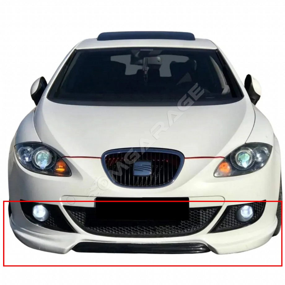 Seat Leon Mk2 Ön Ek 2006 2007 2008 2009 Makyajsız Kasa Mat Siyah Plastik Ön Karlık