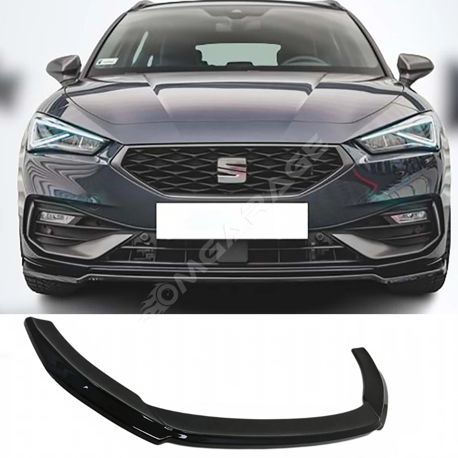Seat Leon Mk4 Cupra Fr Ön Lip Parlak Siyah Plastik