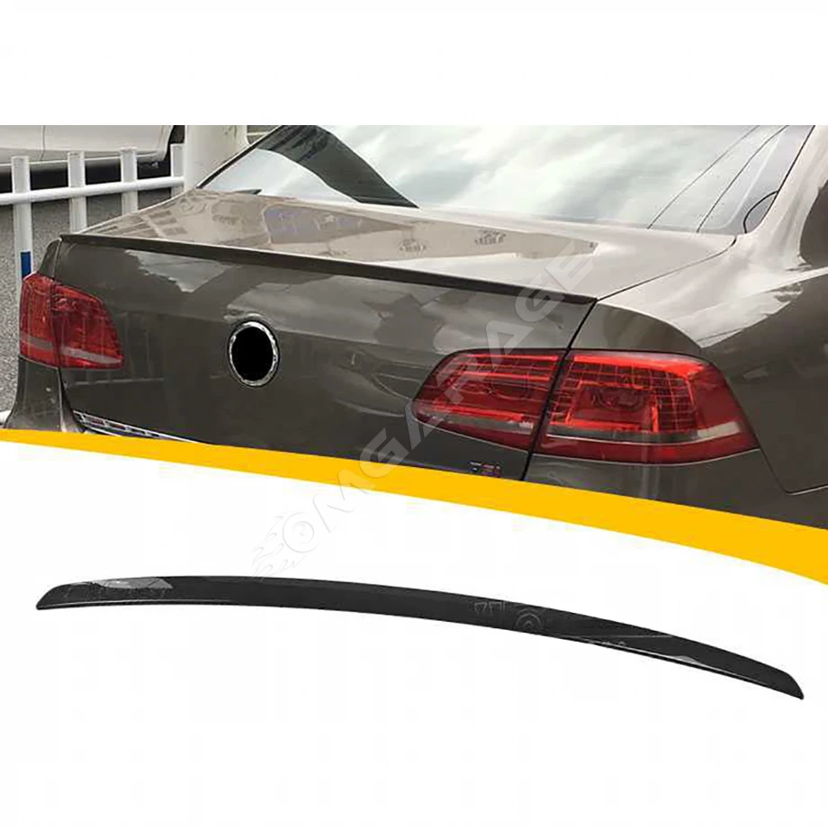 Vw Passat B7 Bagaj Üstü İthal Spoiler Parlak Siyah Plastik Spoyler
