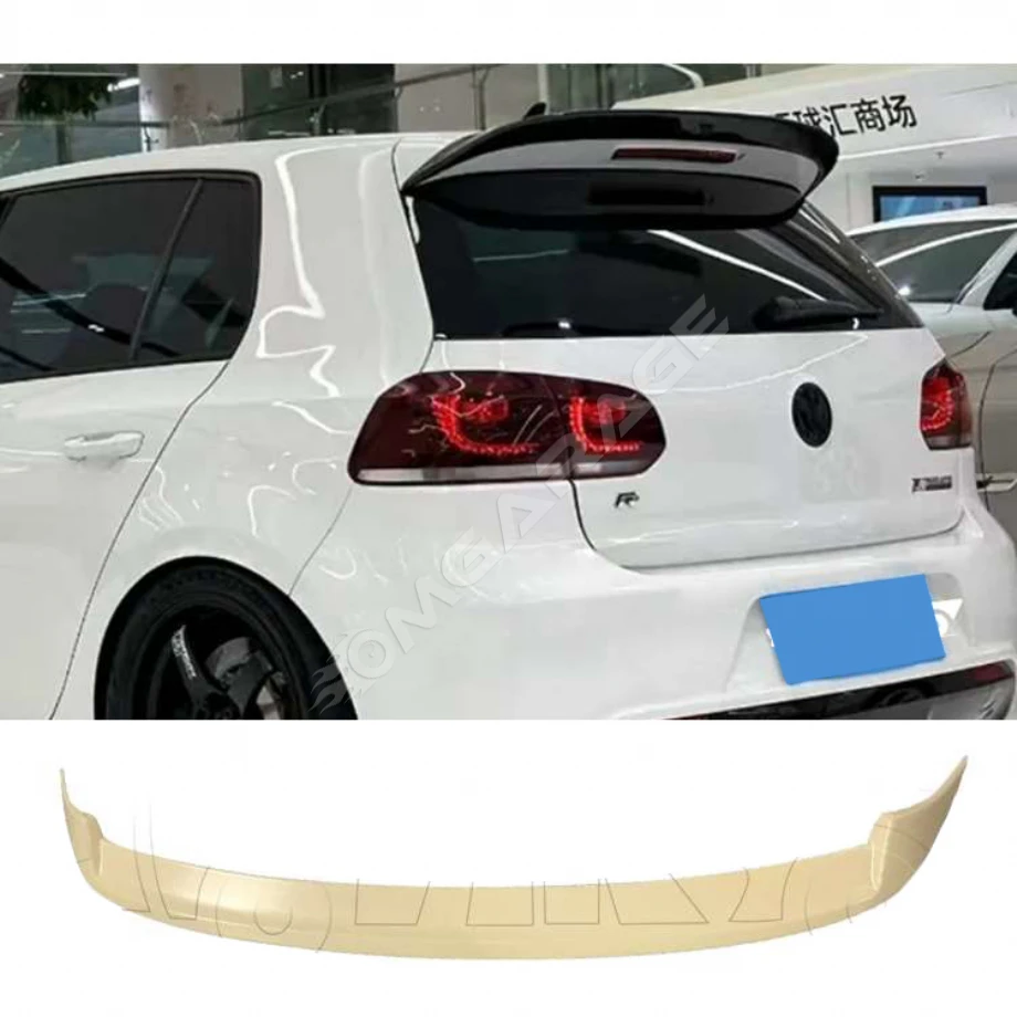 Vw Golf 6 GTI İthal Spoiler Parlak Siyah Plastik Spoyler 2009-2012