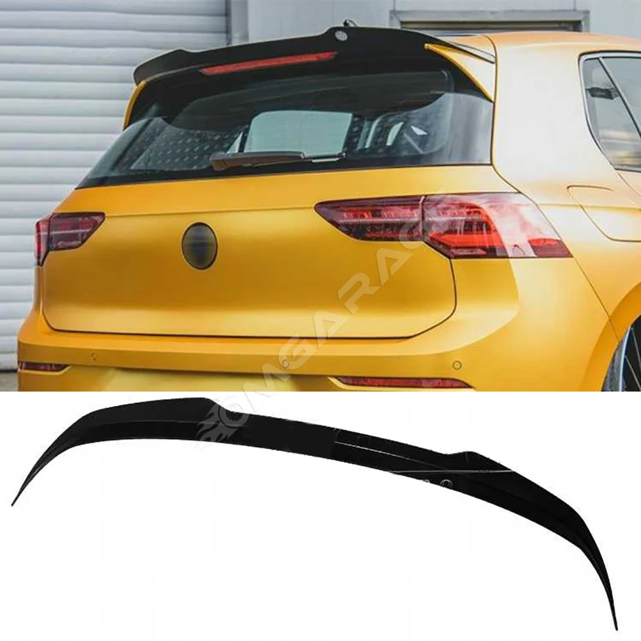 Vw Golf 8 GTI İthal Spoiler Parlak Siyah Plastik Spoyler