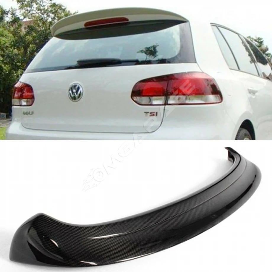Vw Golf 6 ABT İthal Spoiler Parlak Siyah Plastik Spoyler 2009-2012