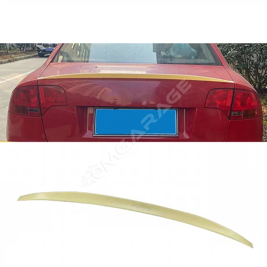 Audi A4 B7 Bagaj Üstü İthal Spoiler Parlak Siyah Plastik Spoyler 2002-2008