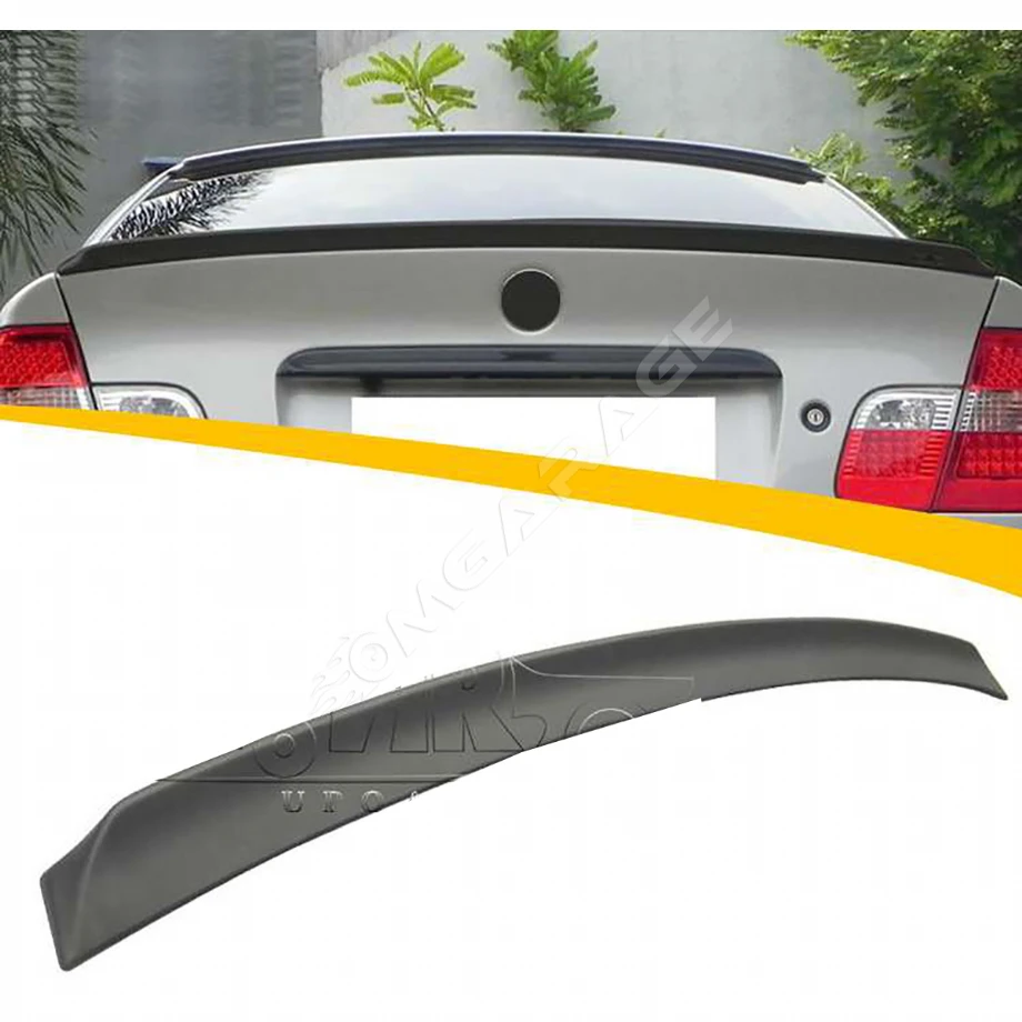 Bmw E46 M3 Bagaj Üstü İthal Spoiler Parlak Siyah Plastik Spoyler