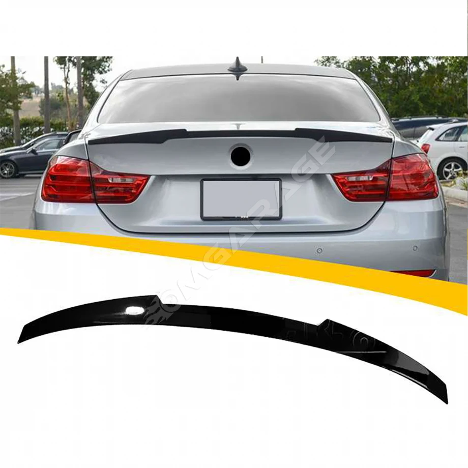 Bmw F32 Coupe M4 Bagaj Üstü İthal Spoiler Parlak Siyah Plastik Spoyler