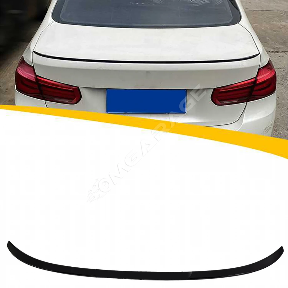 Bmw F30 M3 Bagaj Üstü İthal Spoiler Parlak Siyah Plastik Spoyler