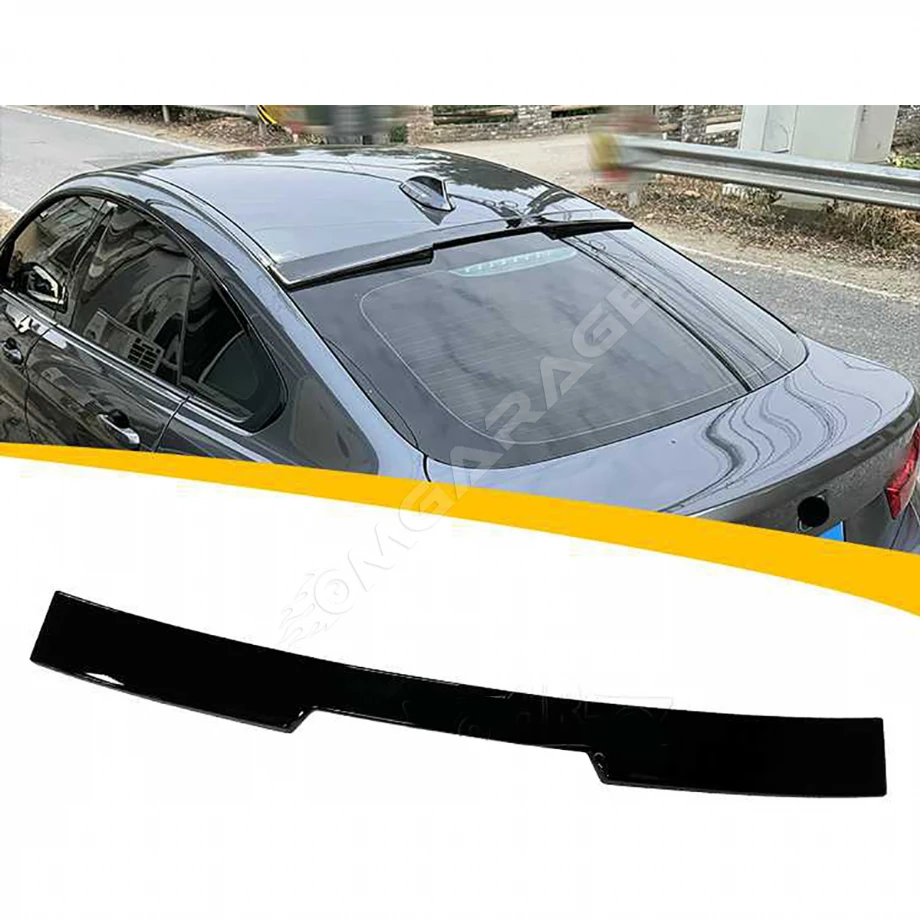 Bmw F36 M4 Cam Üstü İthal Spoiler Parlak Siyah Plastik Spoyler