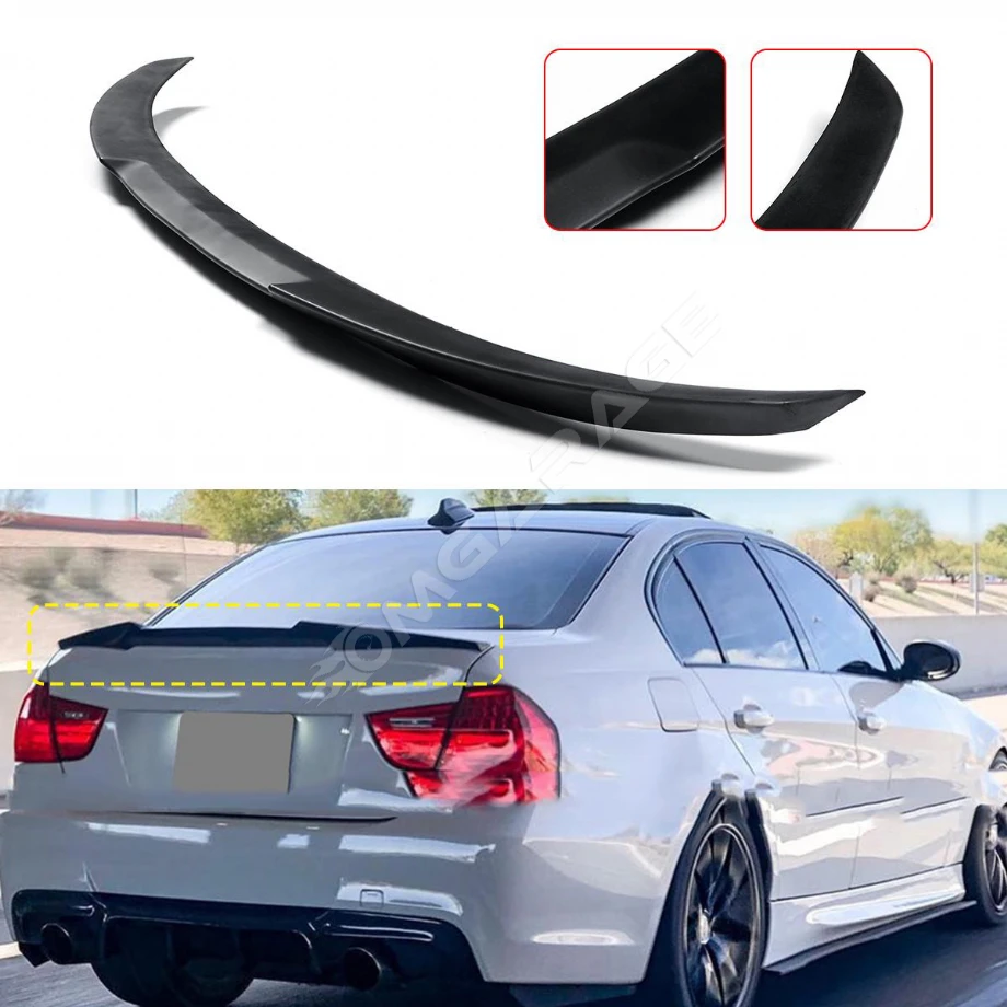 Bmw E90 M4 Bagaj Üstü İthal Spoiler Parlak Siyah Plastik Spoyler 2005-2012