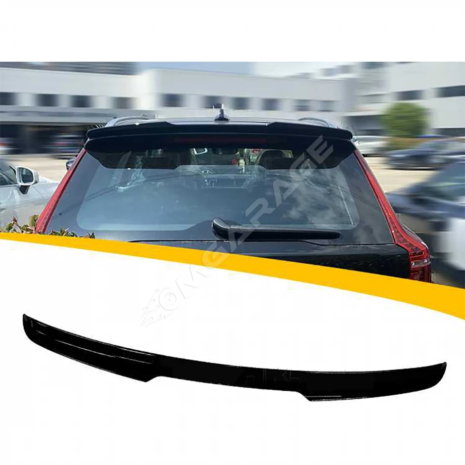 Volvo XC60 İthal Spoiler Parlak Siyah Plastik Spoyler 2018-2021