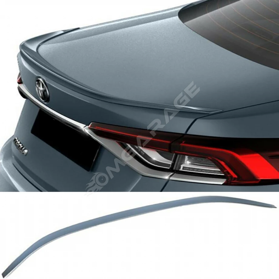 Toyota Corolla Wings Bagaj Üstü İthal Spoiler Parlak Siyah Plastik Spoyler 2020+