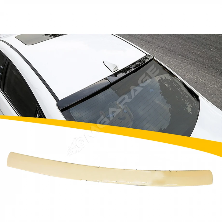 Hyundai Elantra Cam Üstü İthal Spoiler Parlak Siyah Plastik Spoyler 2019+