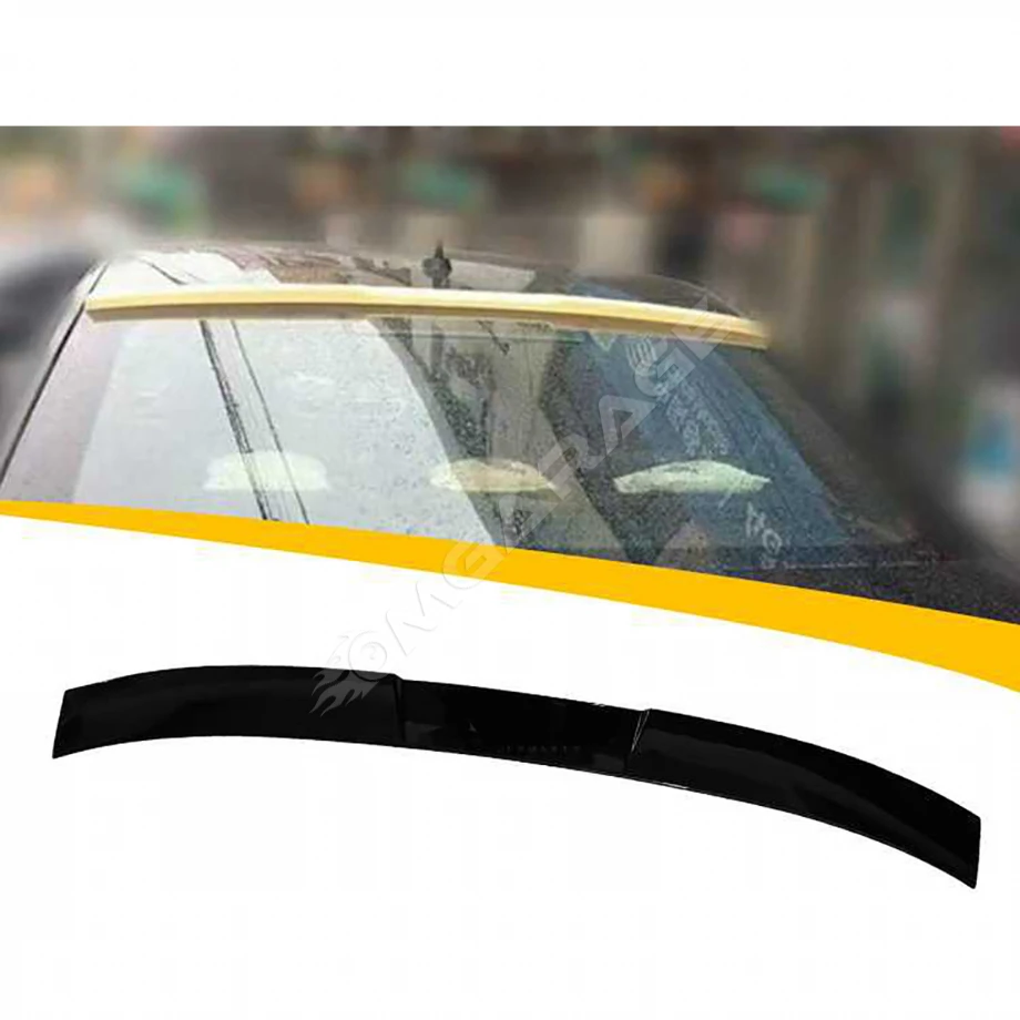 Skoda Superb Cam Üstü İthal Spoiler Parlak Siyah Plastik Spoyler 2016-2020